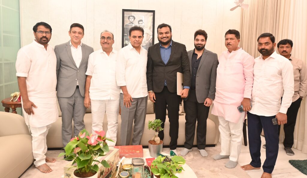 కేటీఆర్ తో పాంటీస్ స్టార్ టాప్ సంస్థ ప్రతినిధులు